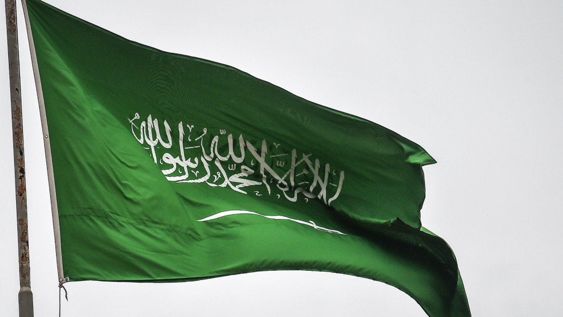 Saudi Arabian flag -- AFP