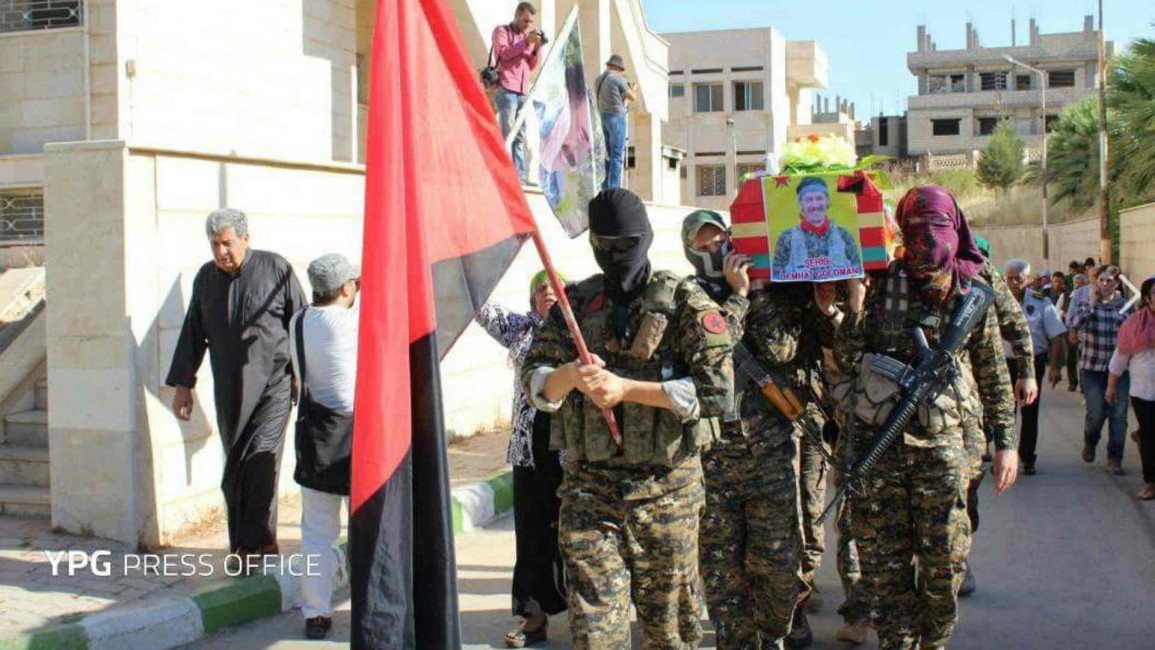 YPG Anarchist funeral Robert Grodt 