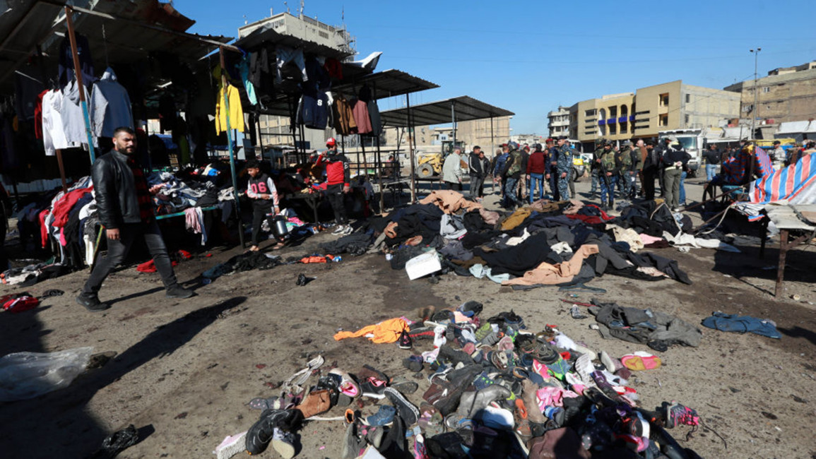 Iraq market bombing [Getty]
