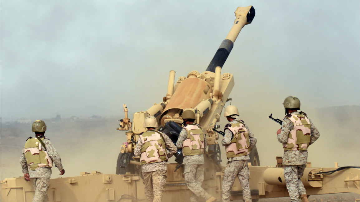 saudi troops yemen border AFP