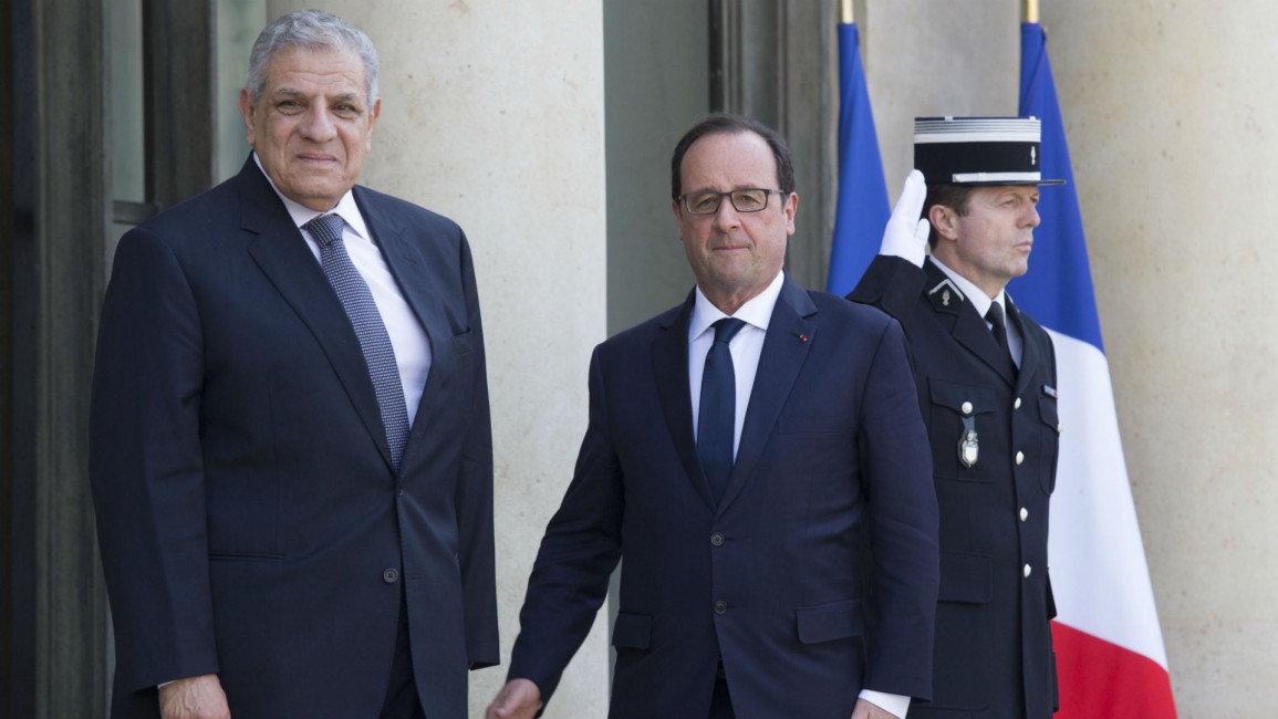 egypt France Mahlab Hollande ANADOLU