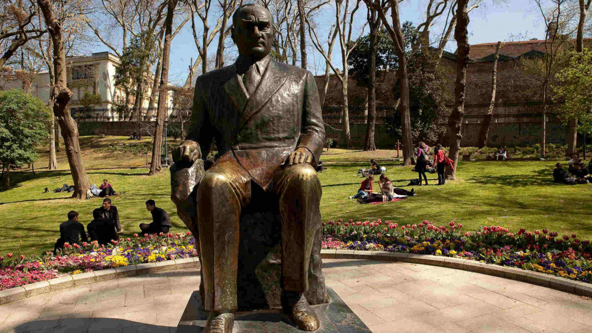 Ataturk's statue [Getty]