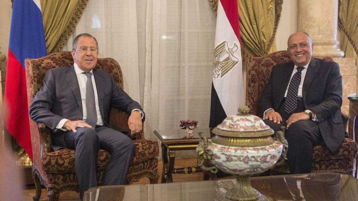Lavrov in Egypt Anadolu