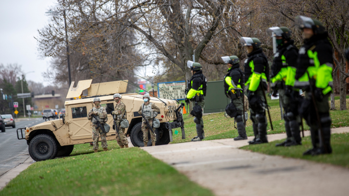Minneapolis curfew [AFP]