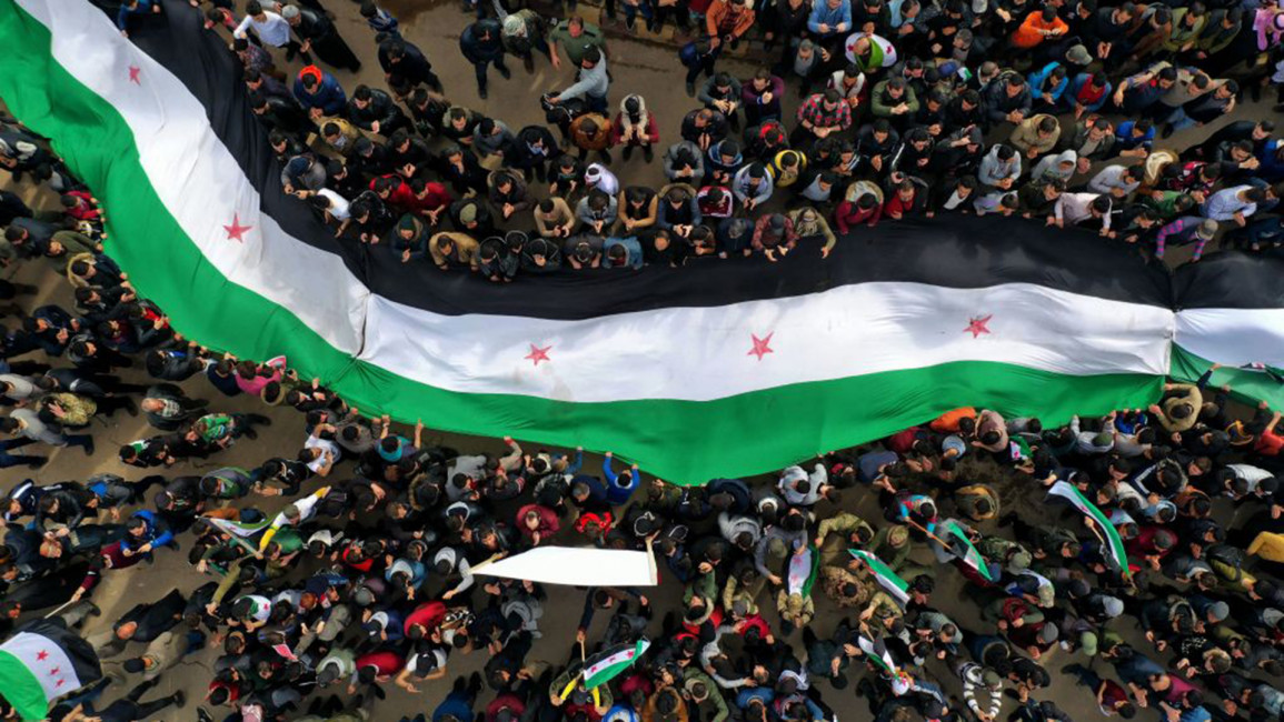 Syria opposition flag[Getty]