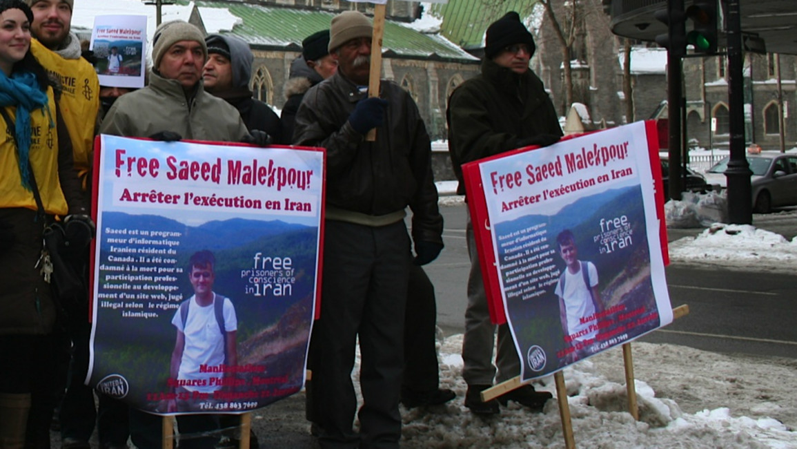 Saeed Malekpour -- AFP