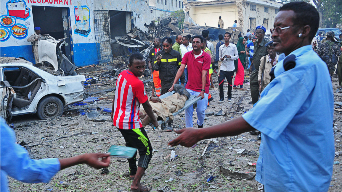Mogadishu attack AFP