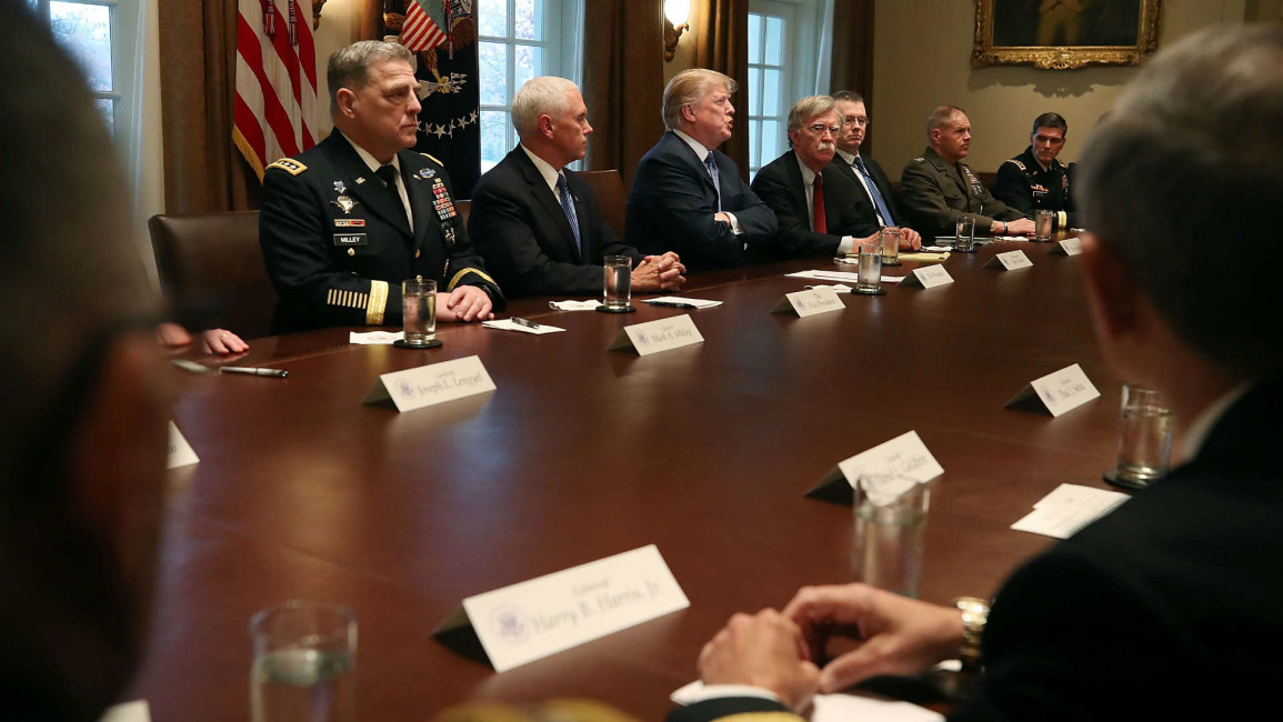 Trump military advisers - Getty