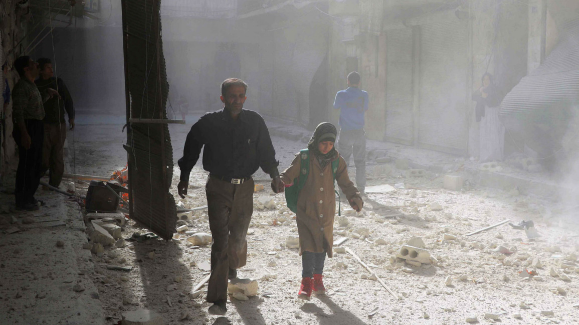 Air raids Aleppo