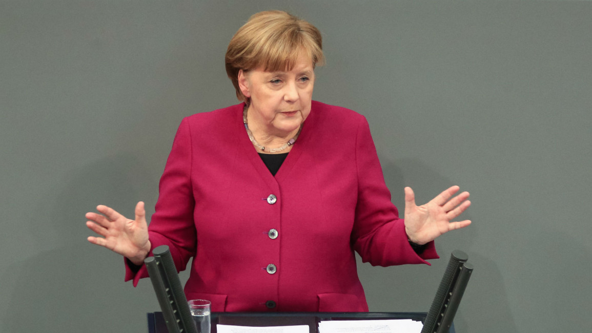 Angela Merkel -- AFP