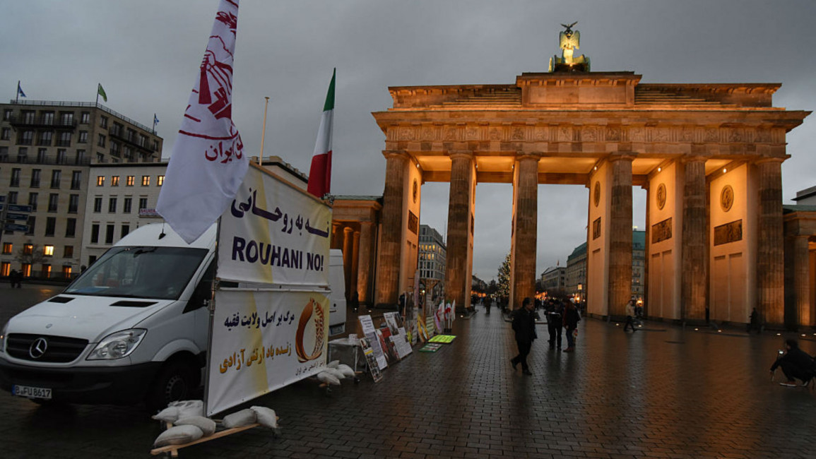 iran protest in berlin getty