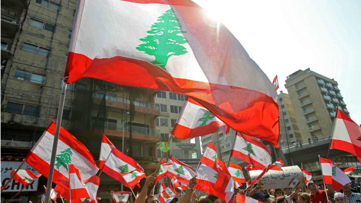 Lebanon protests -- AFP