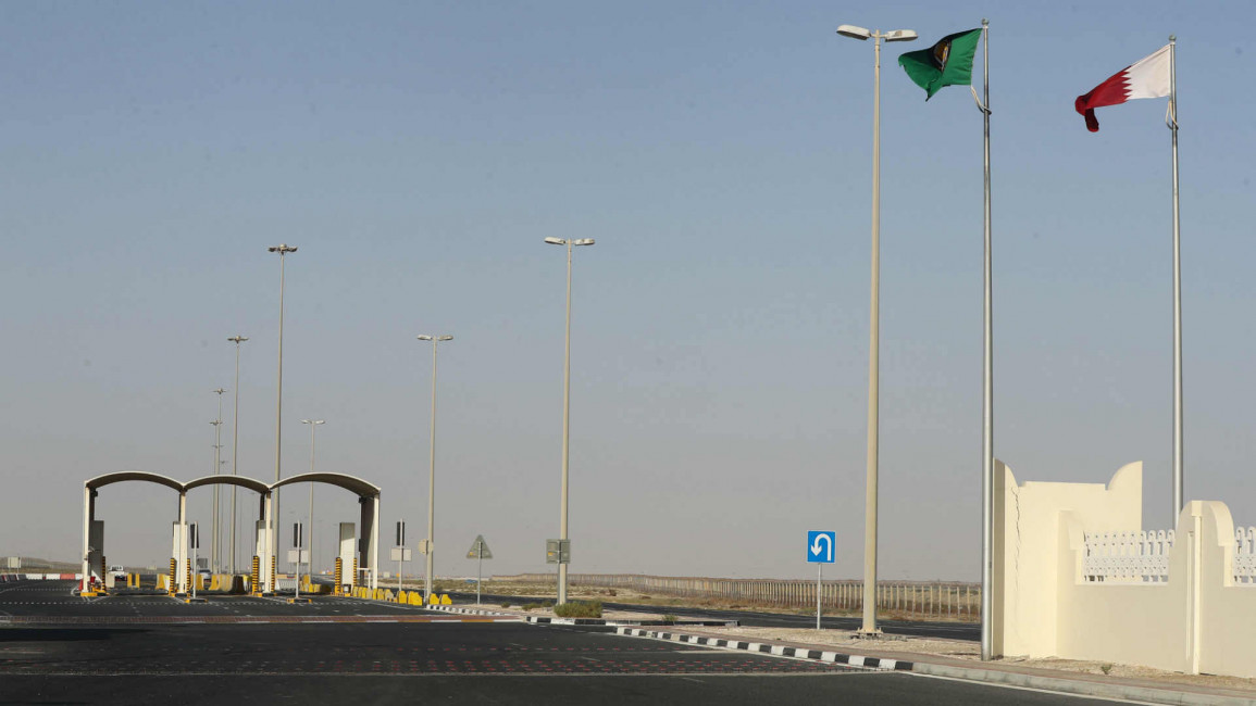 Qatar Saudi border afp
