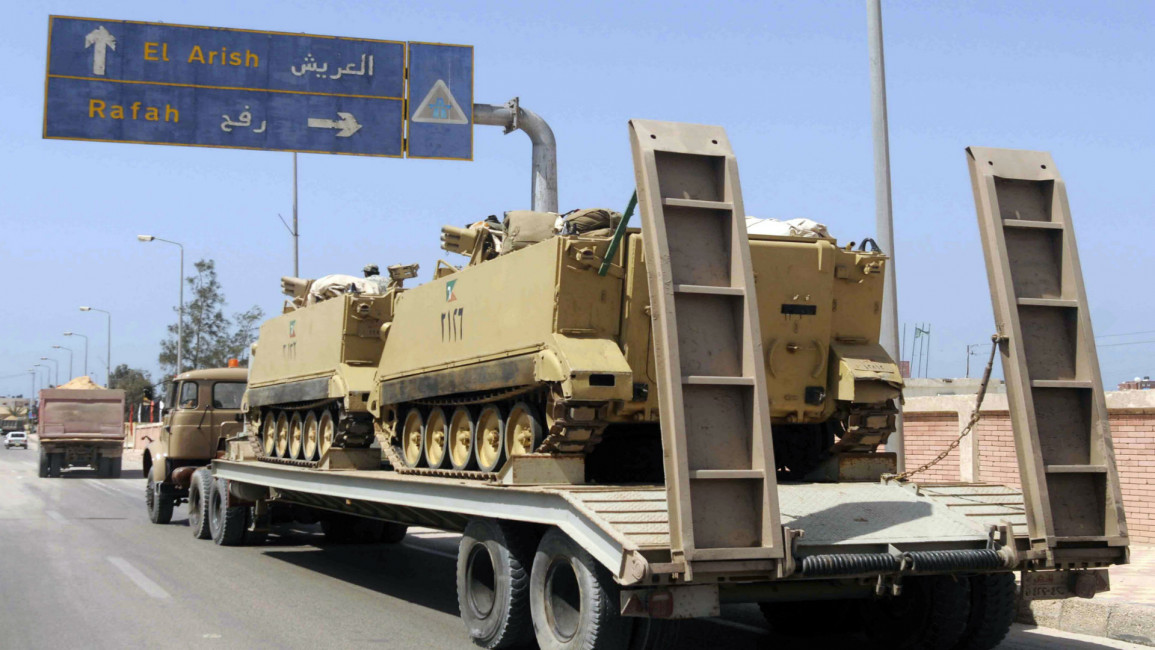 Egypt army Al-Arish AFP