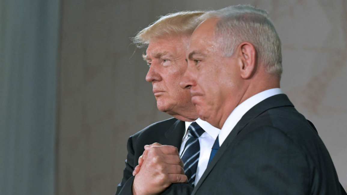 Trump and Netanuahu - AFP
