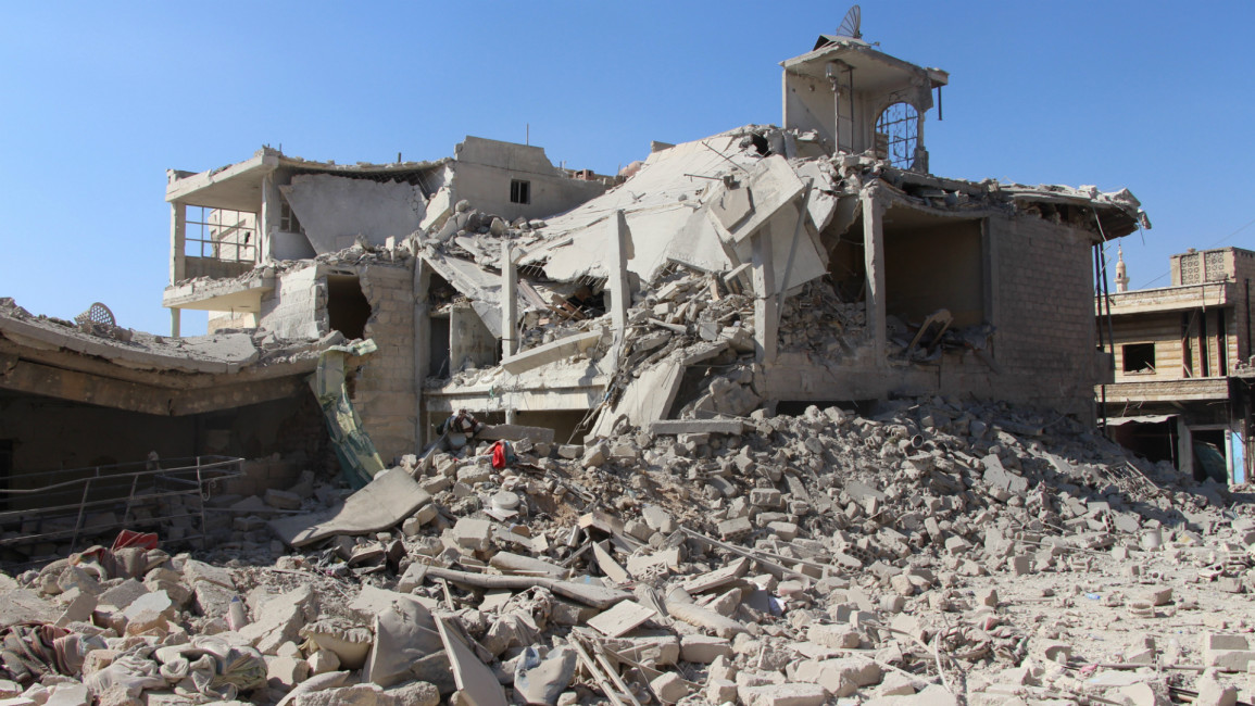 Syria Idlib damage -- Anadolu