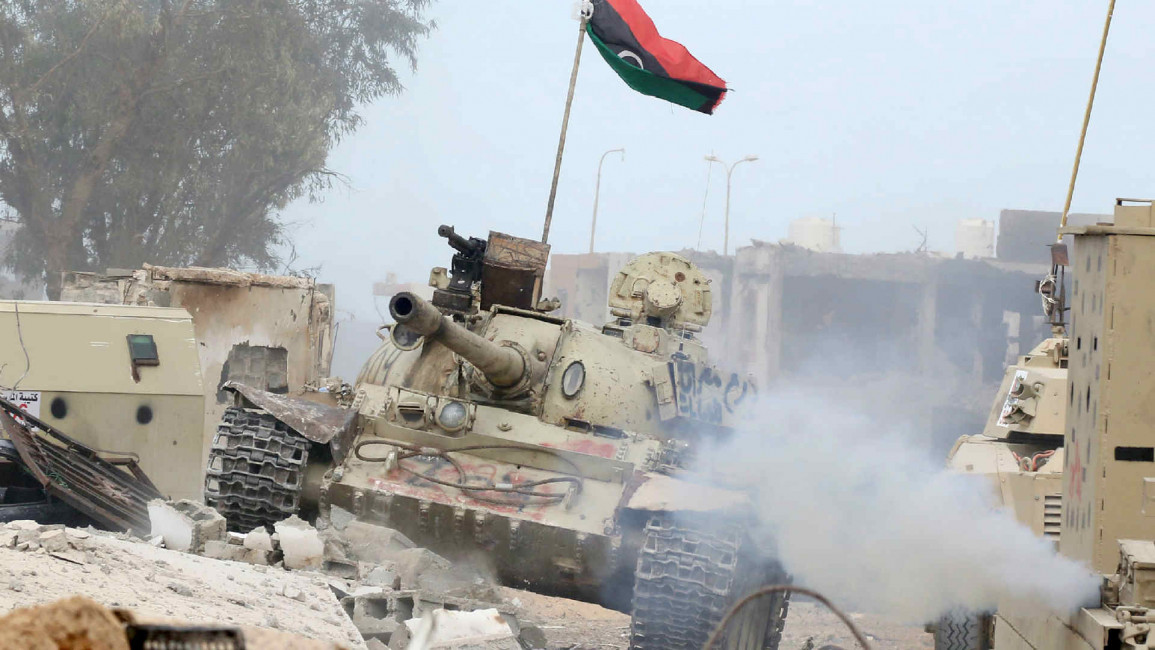 Libya tank afp