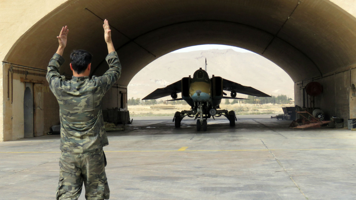 Syrian fighter jet AFP