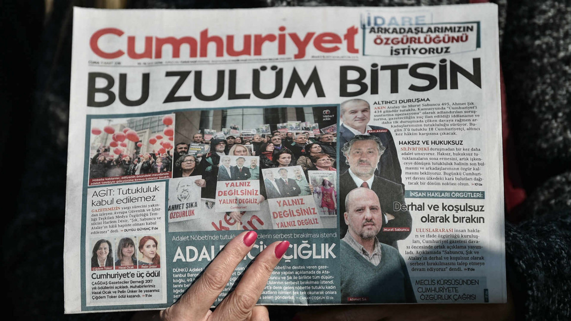 cumhuriyet newspaper turkey - afp