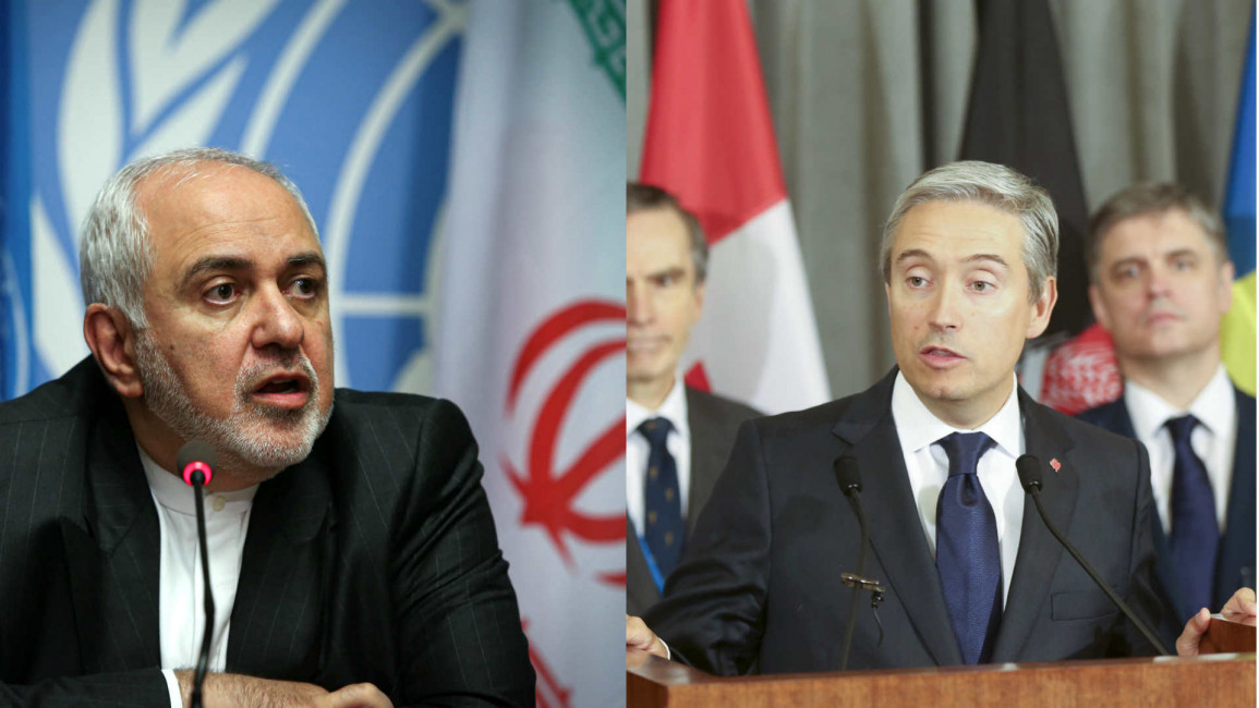 iran canada foreign ministers