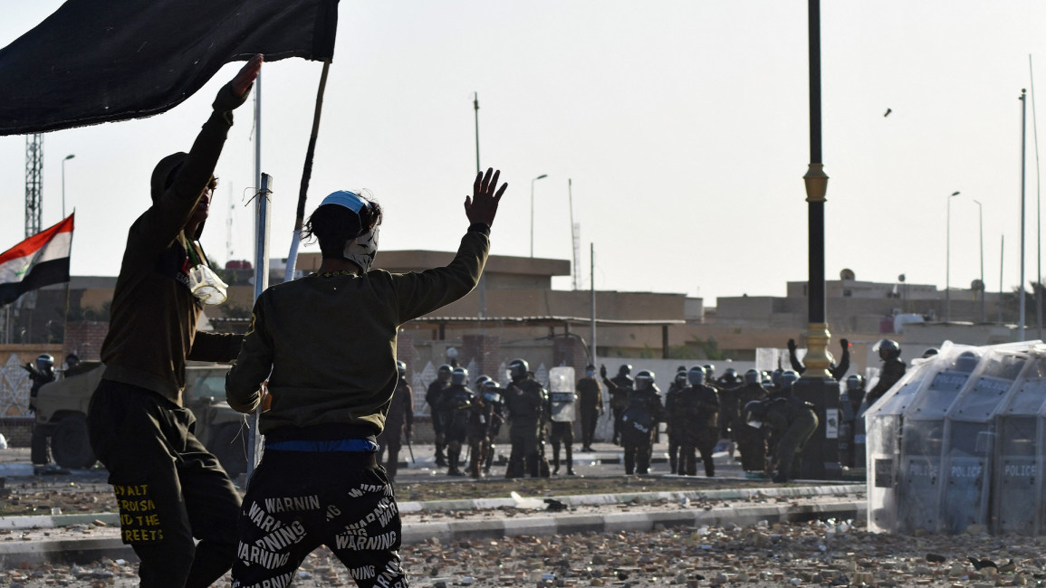 iraq protests nasiriyah
