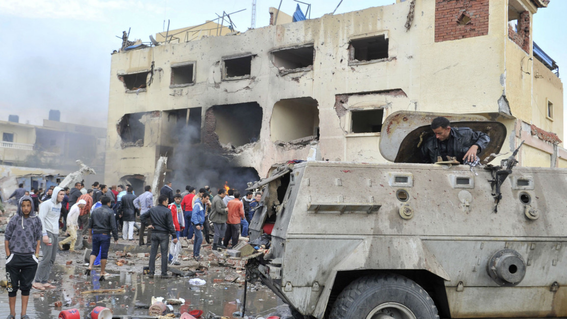 North Sinai car bomb [AFP]