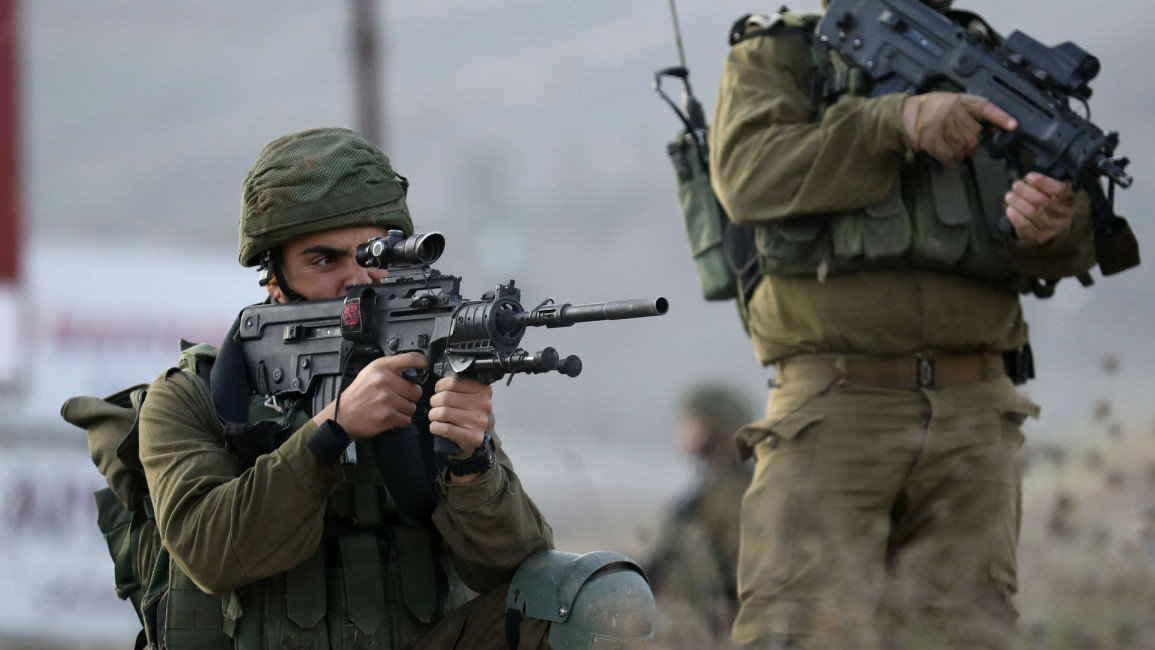 Israeli soldiers West Bank Nablus - Getty