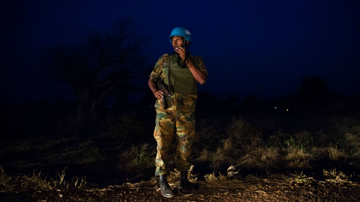 UN peacekeepers South Sudan Getty
