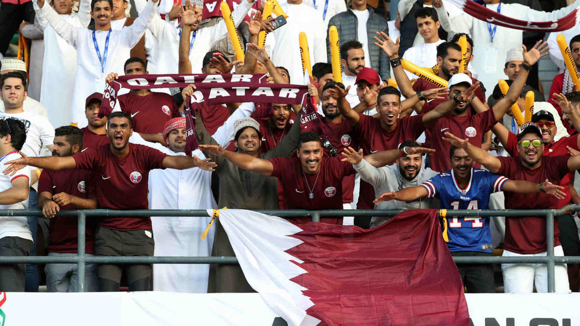Qatar fans asian cup getty
