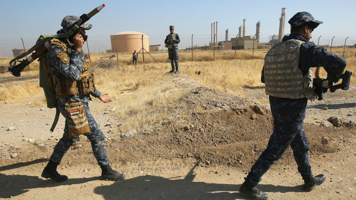 Kirkuk oil plants -- AFP