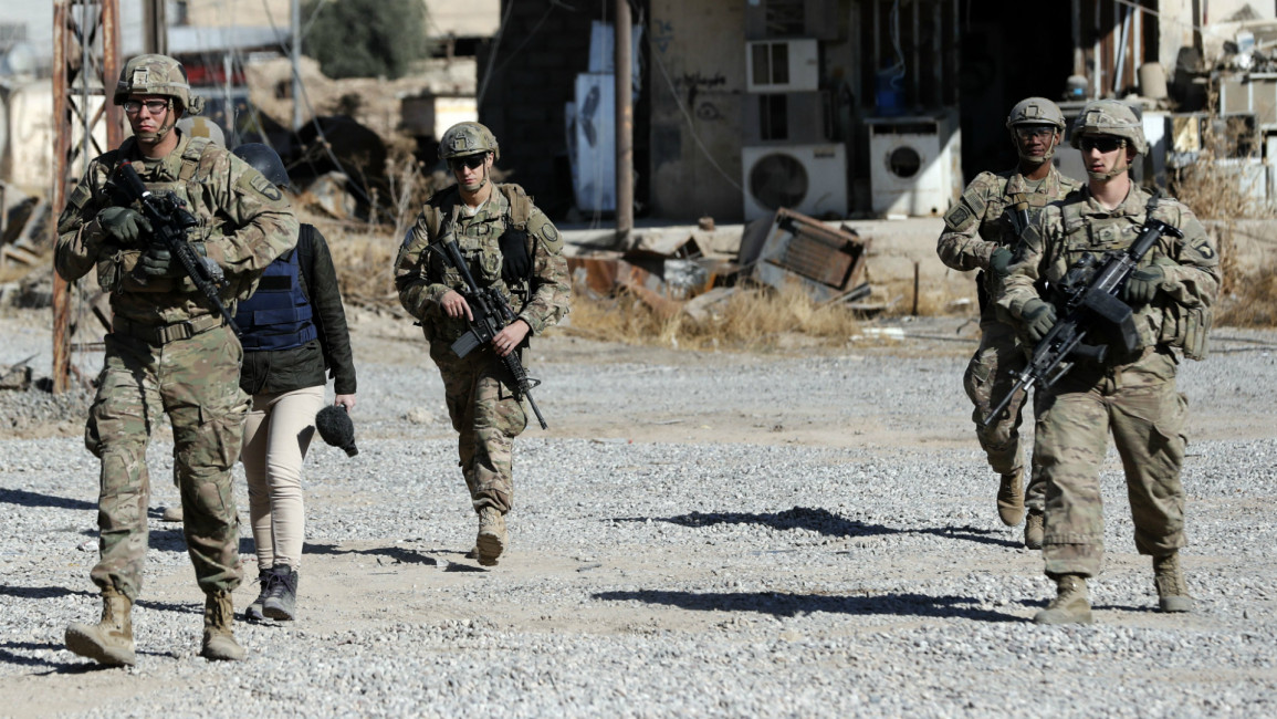 Iraq US troops -- AFP