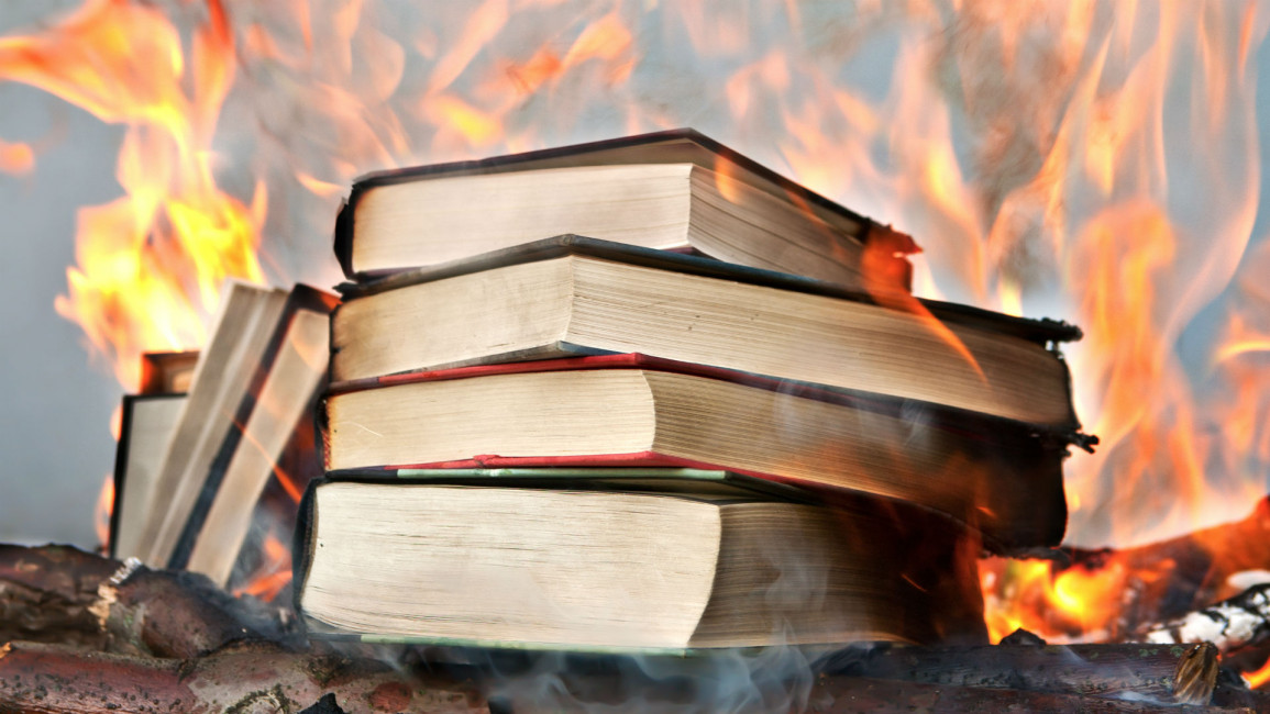 book burning [Rights free]