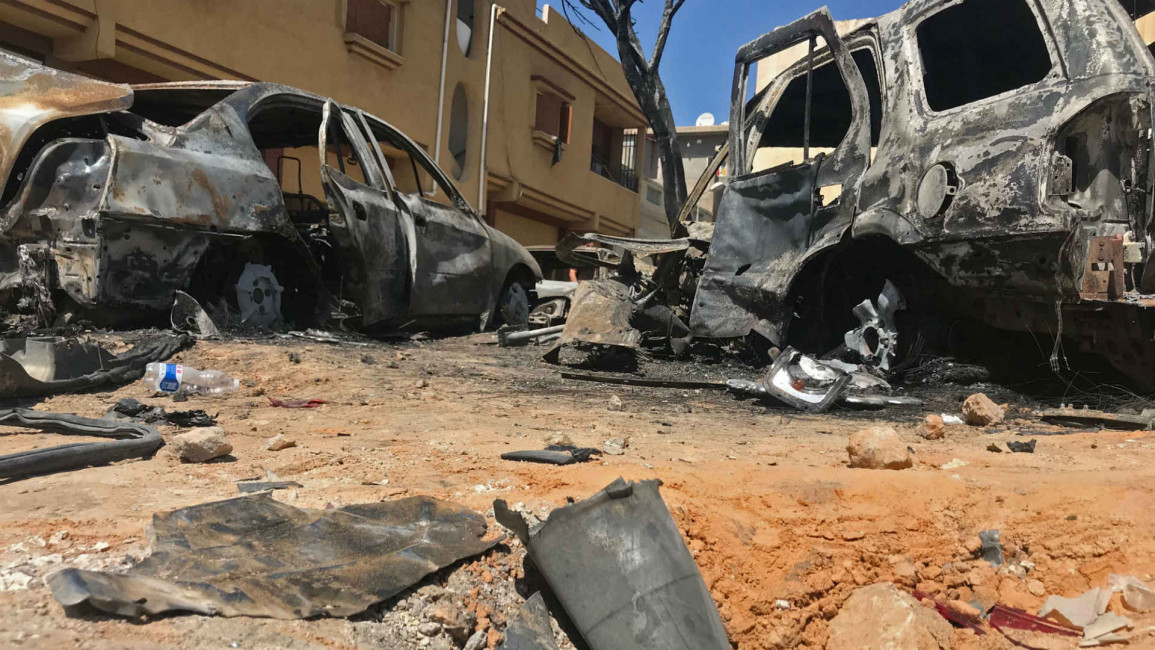 Tripoli Libya car attack - Getty