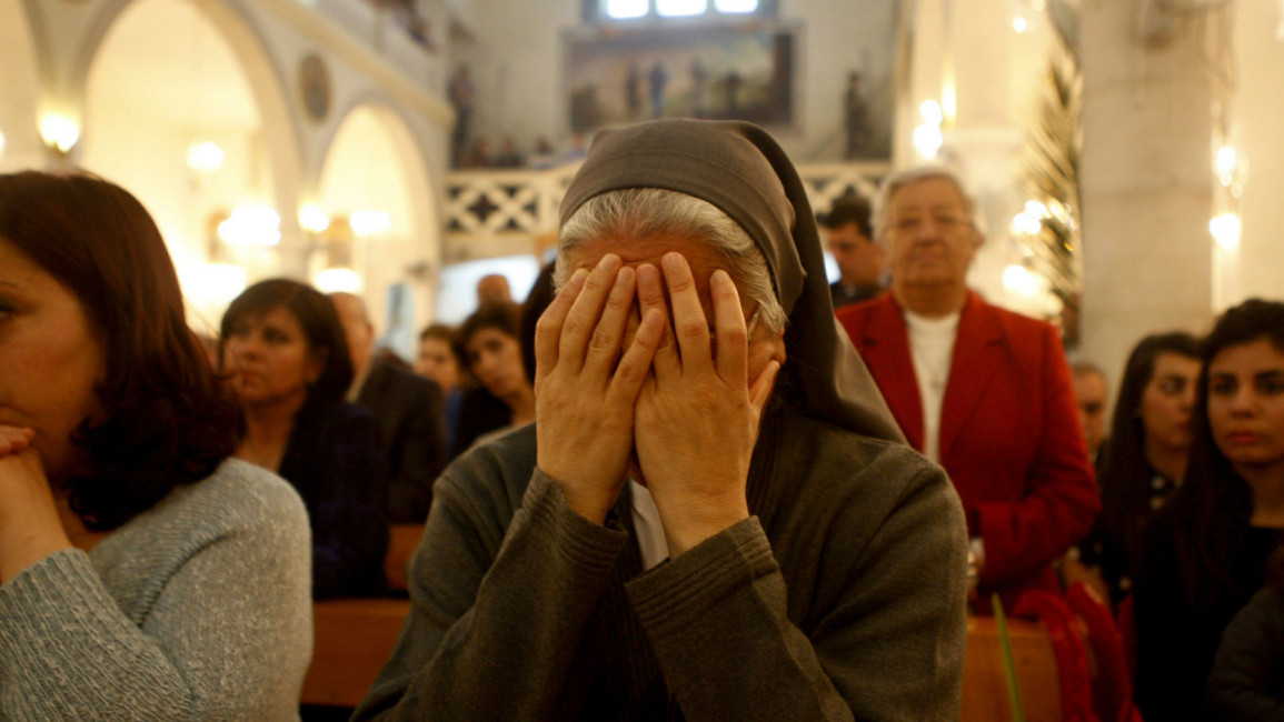 Palestinian Christians ANADOLU