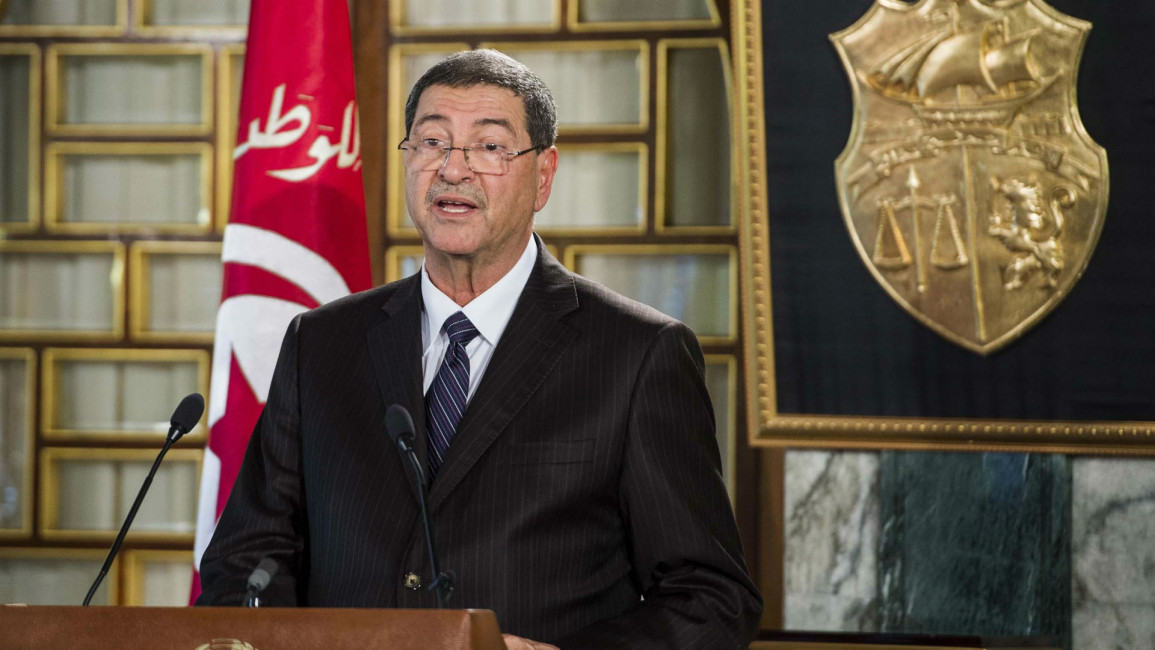 Tunisia Prime Minister Habib Essid Anadolu