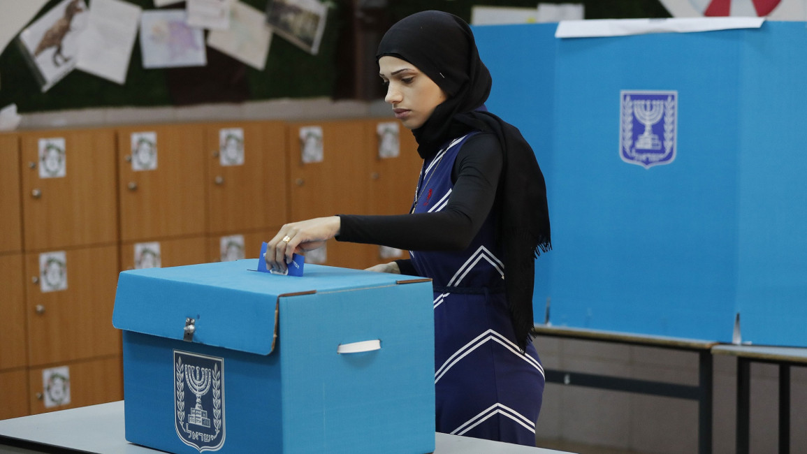 israel arab vote
