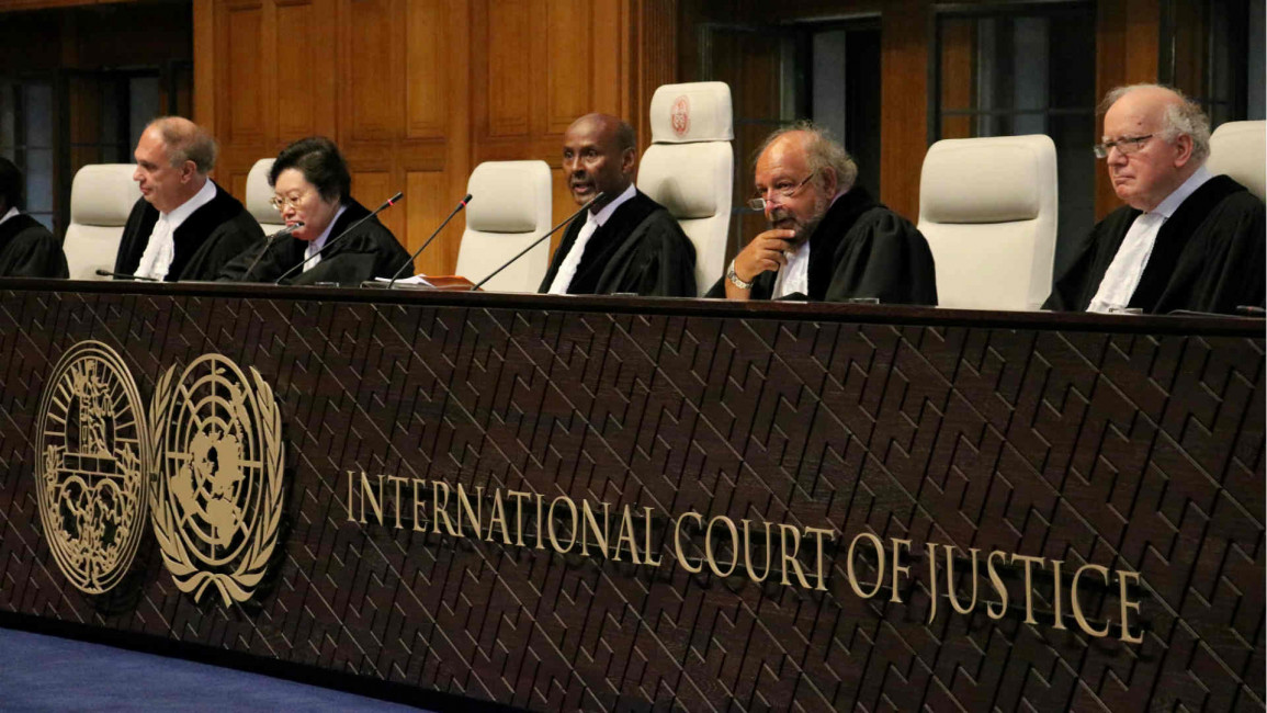 ICJ at The Hague in The Netherlands
