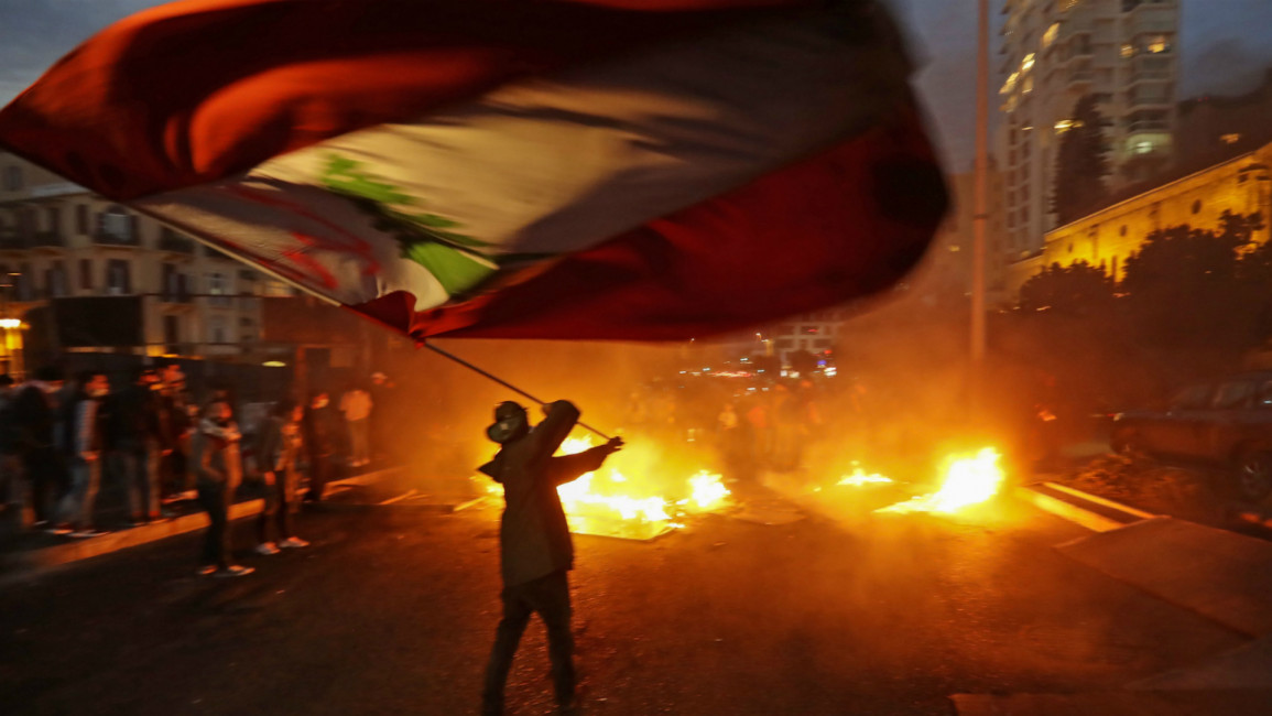 Lebanon protests -- AFP