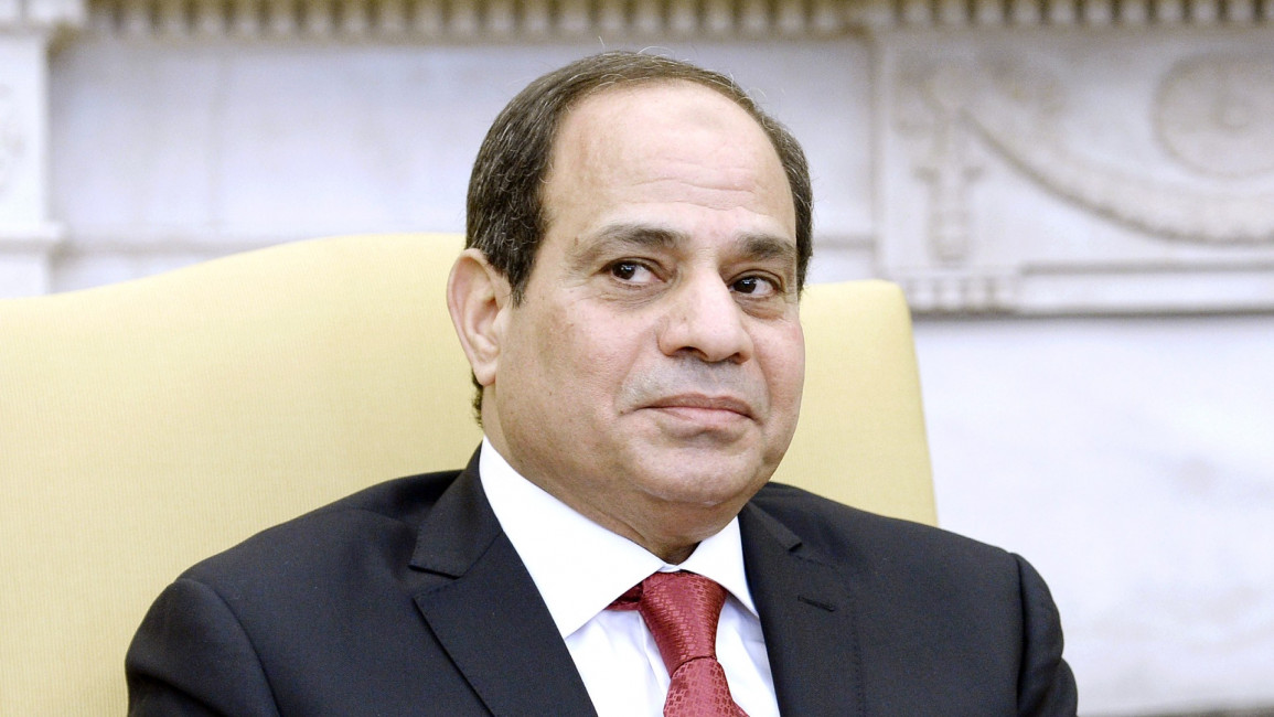 Sisi in White House - Getty