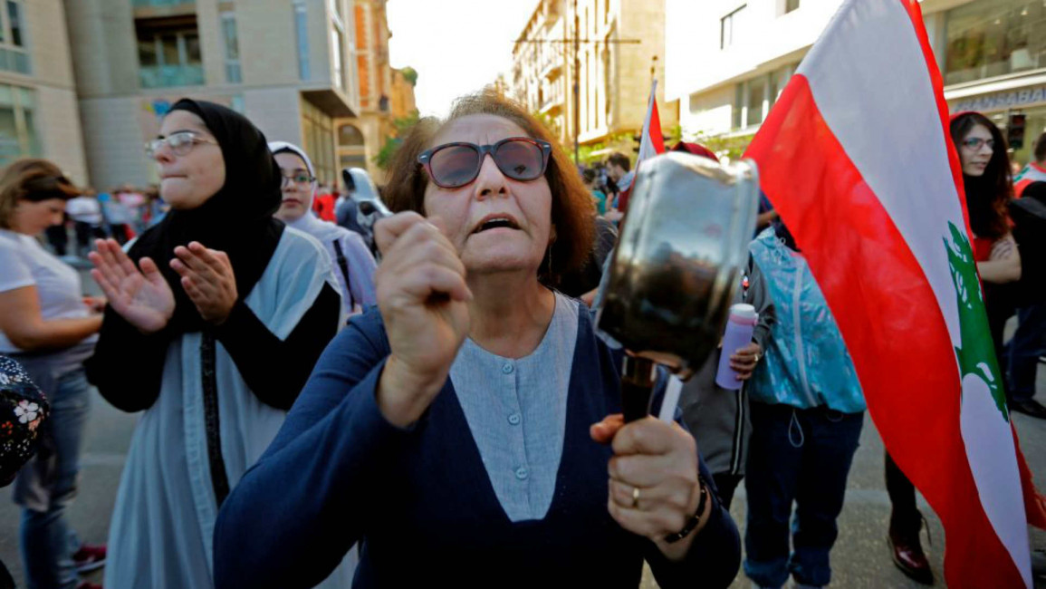 Lebanon protest - AFP