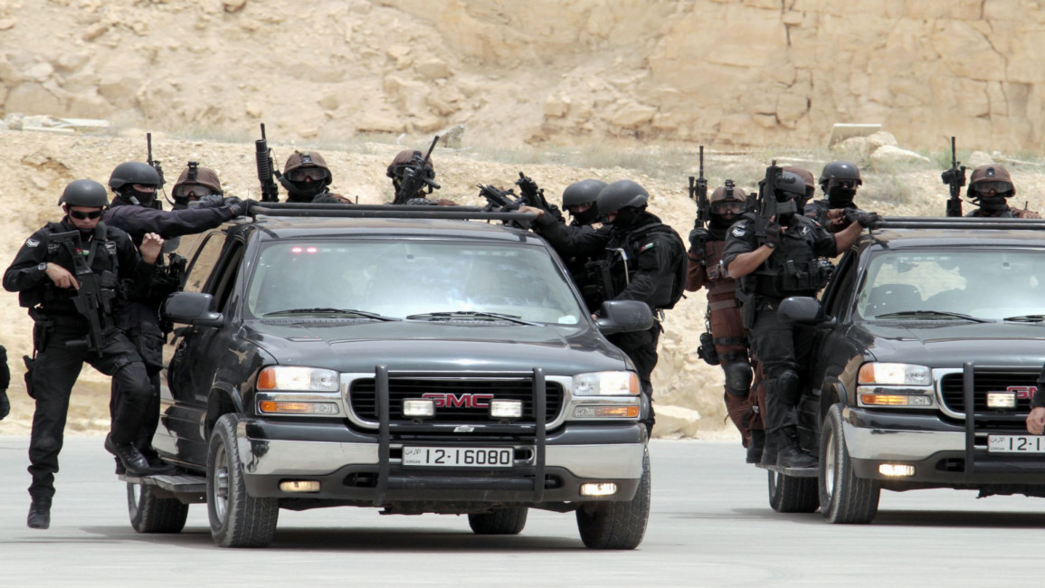 Jordan security AFP