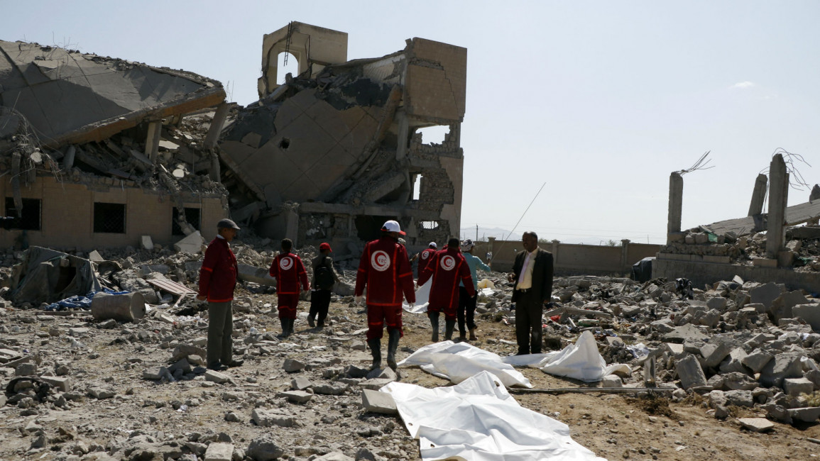 Yemen prison bombing - GETTY