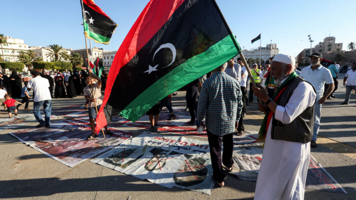 Libya anti haftar demo - Getty
