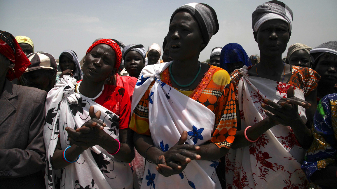 South Sudan Nuer women 