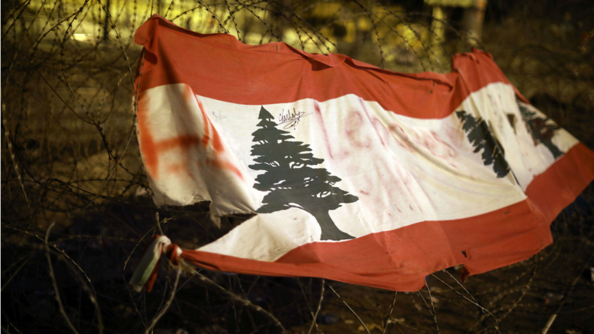 Lebanon flag -- AFP