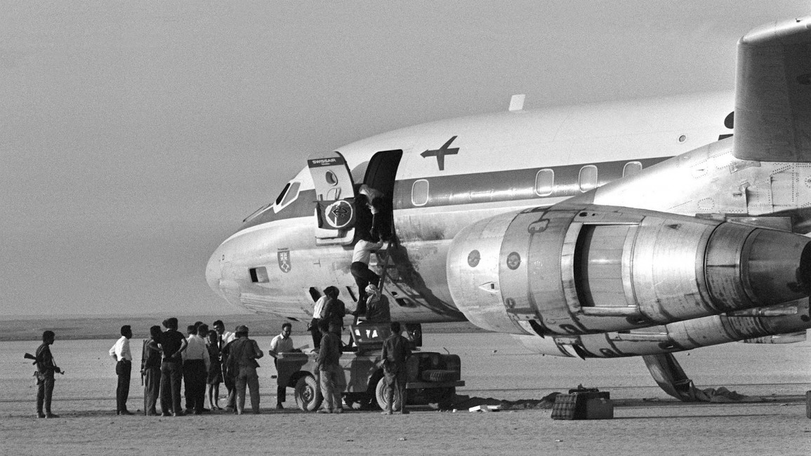 1970 hijack of swissair plane by pflp