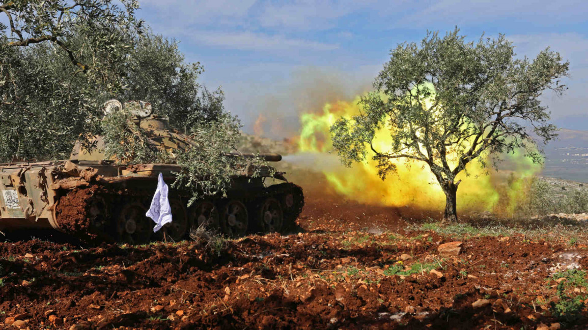 Afrin Turkish-backed rebels shooting at YPG - AFP
