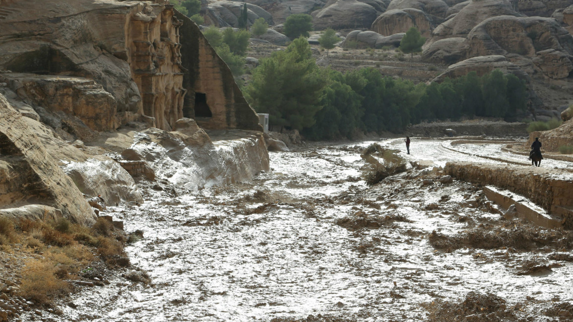 Flash Floods Jordan -- AFP