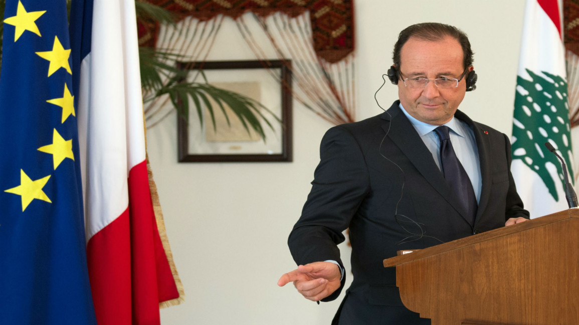Hollande Lebanon - AFP