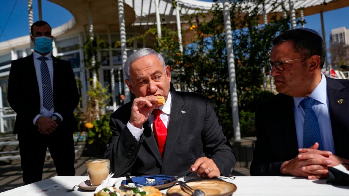 Israeli Prime Minister and Jerusalem mayor [GETTY]